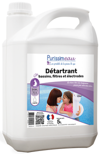 Descaler for pools, filters and electrodes