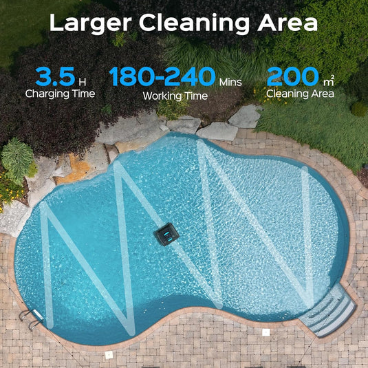 WYBOT C1 Max - Cordless Robotic Pool Cleaner