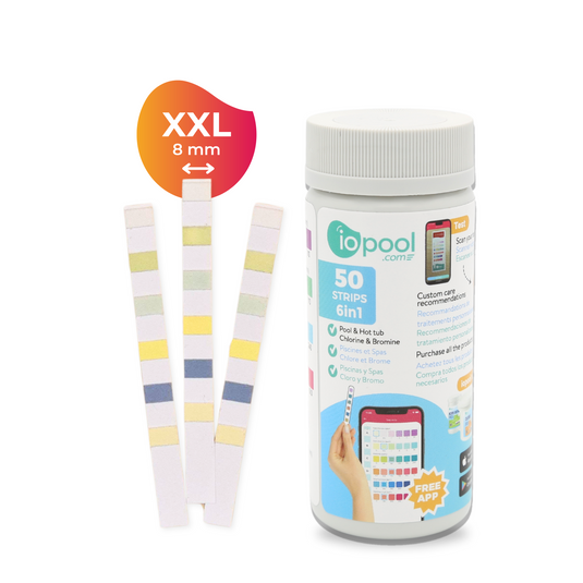 6-in-1 Pool & Spa Test Strips – 50 Pack