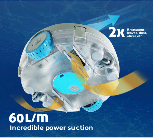 Rechargeable cordless swimming pool robot cleaner for Aboveground Pools - 15 to 40 m³ - Aquajack 600 - Accessories - iopool